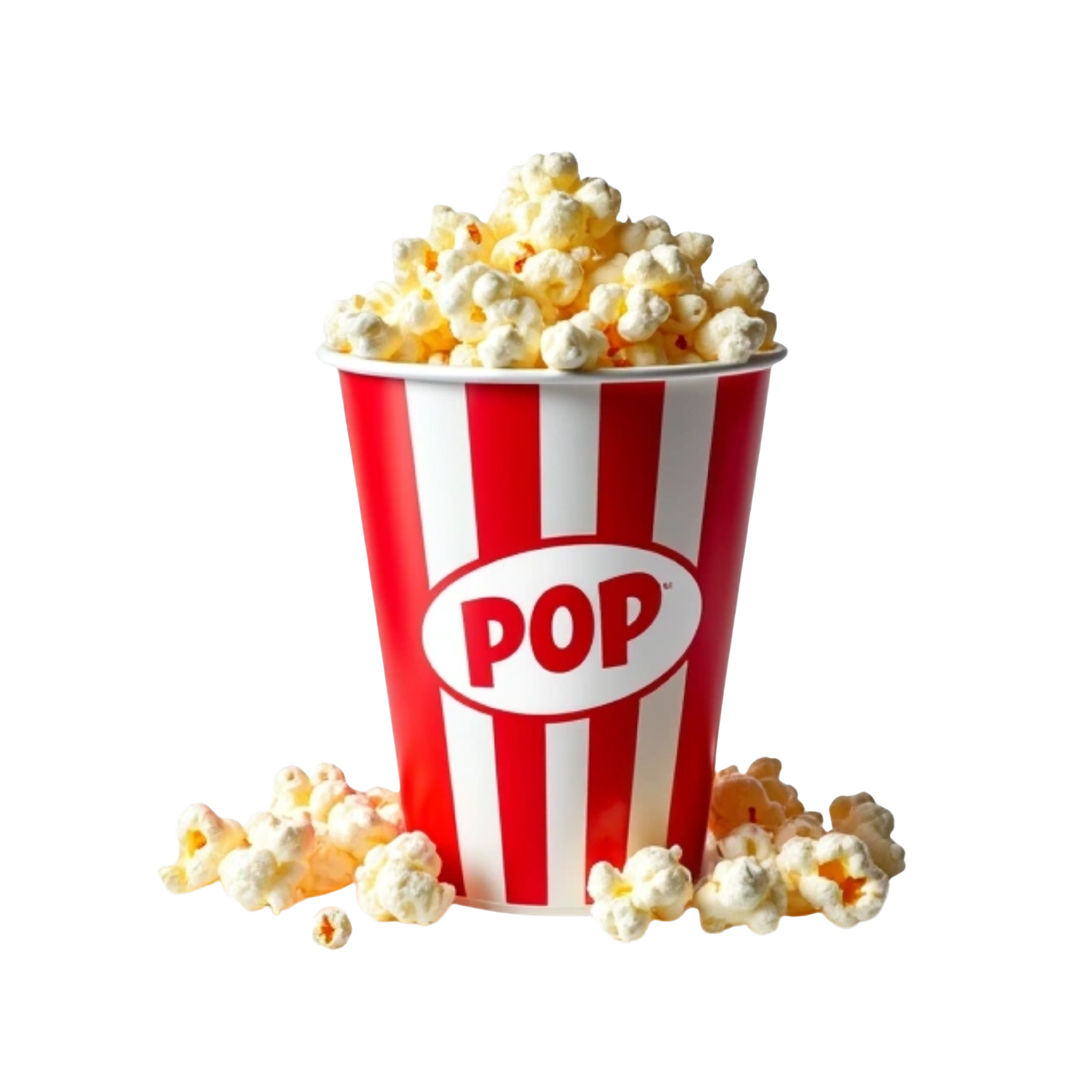 Popcorn bucket with words Pop on into PTA. Please remove the red and only print the white area.
