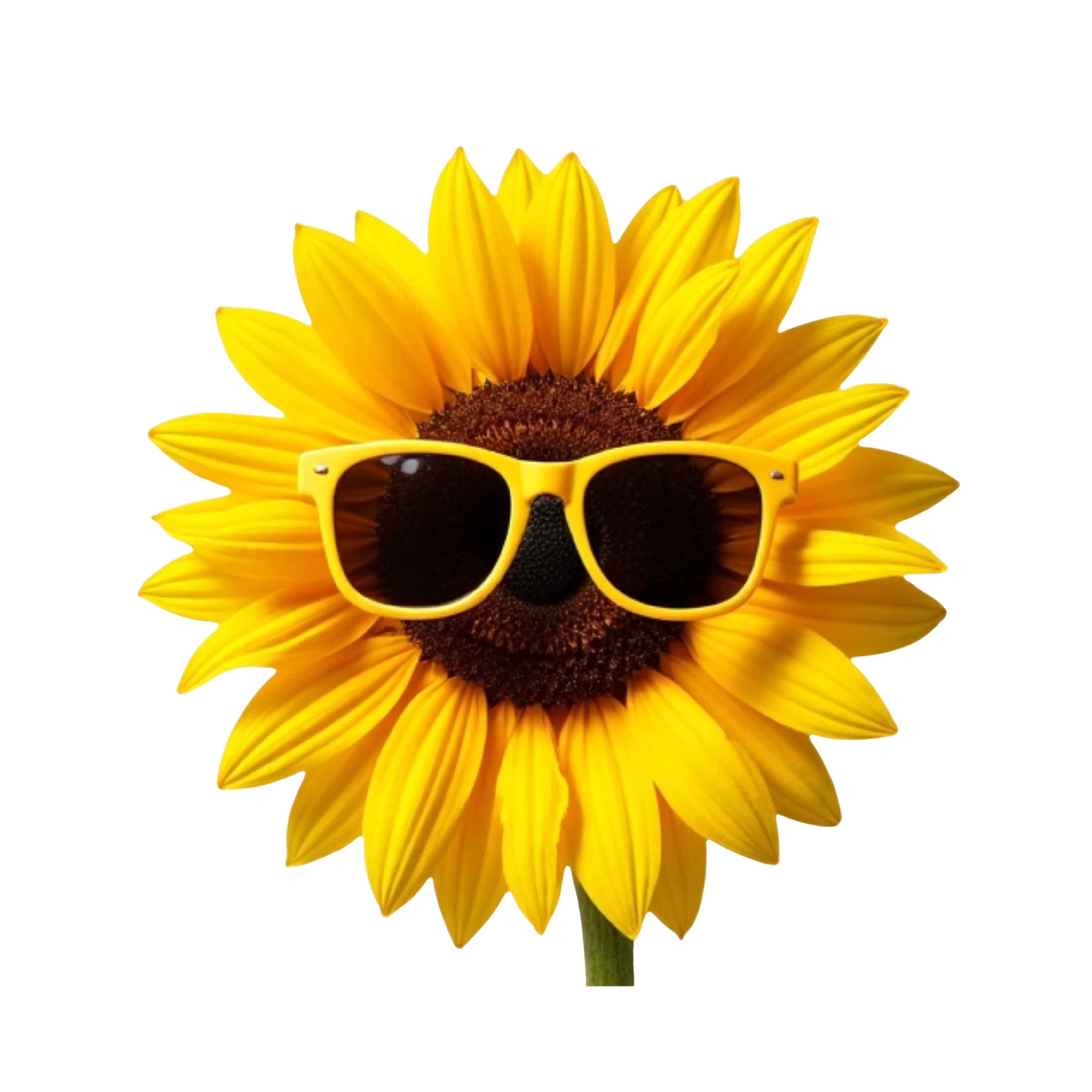 The terrifier with yellow sunflower glasses