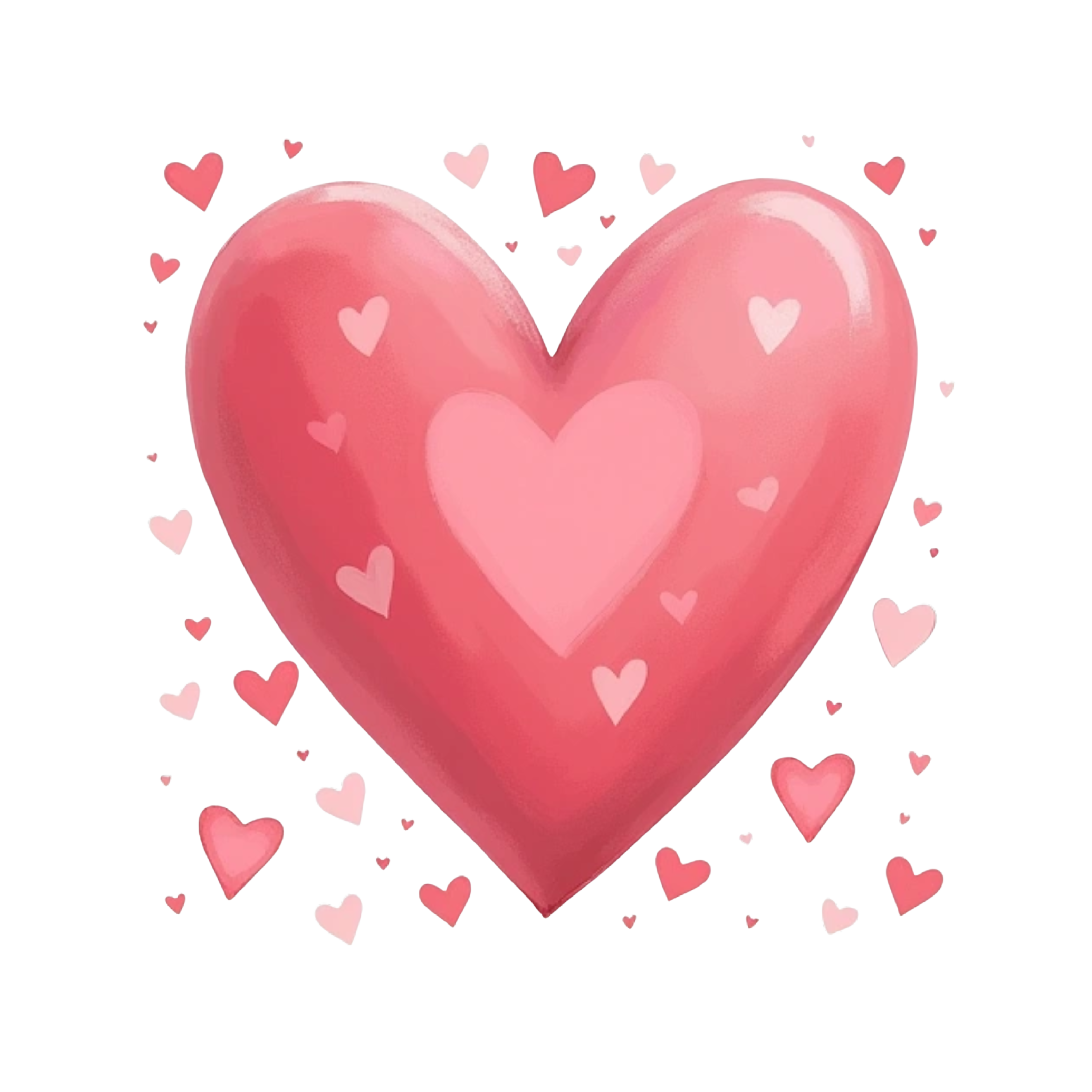 Vector style valentine's day whimsical transfers