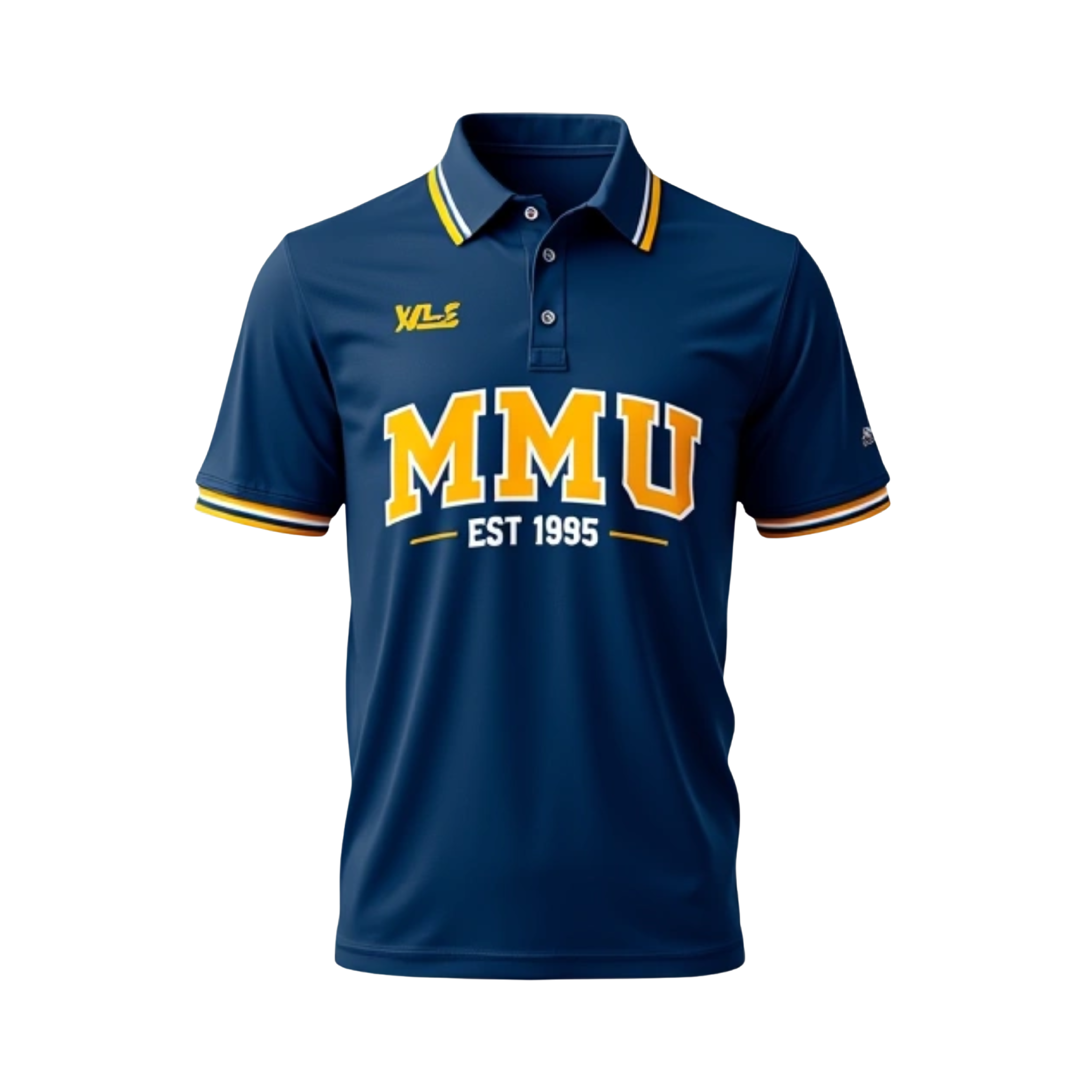 MMU 
Money makers university Have it look like college shirts Or polos Like est 1995 MMU big letters like a college shirt Plenty different concepts Have like team colors