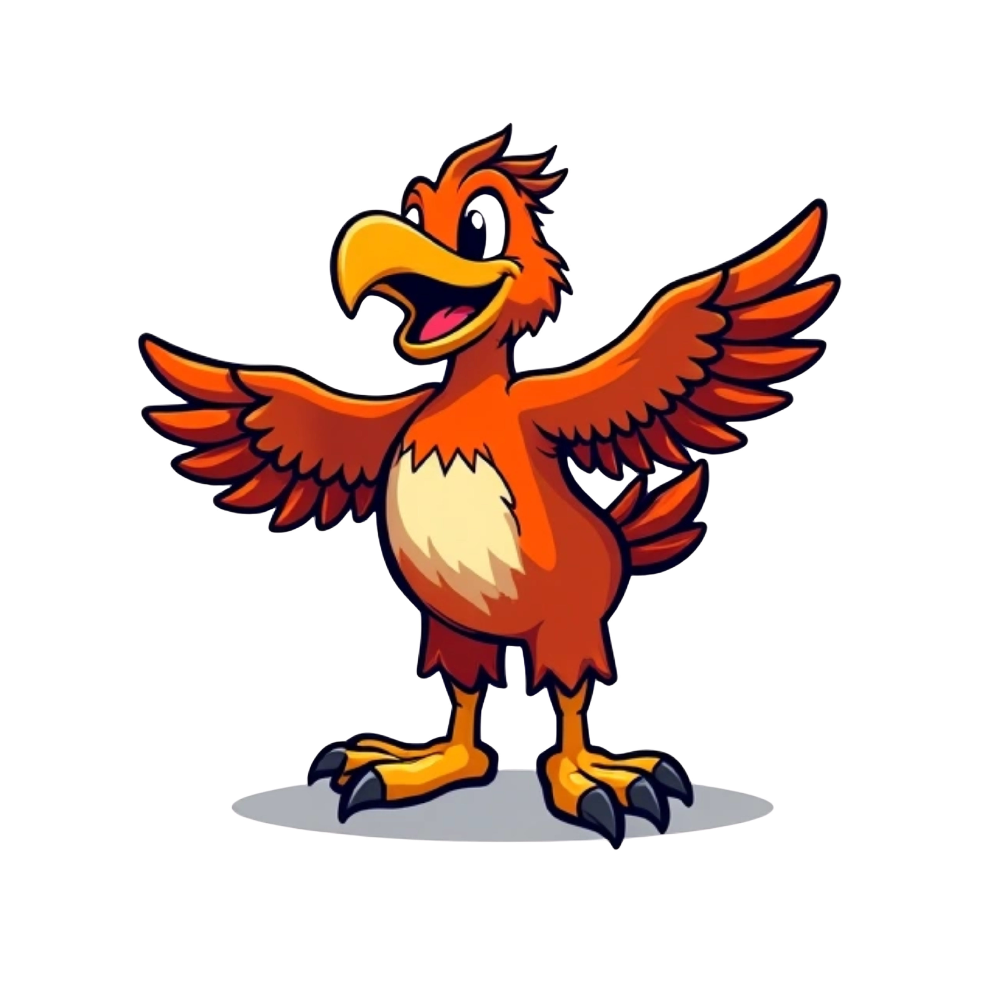 Griddy Flyers mascot