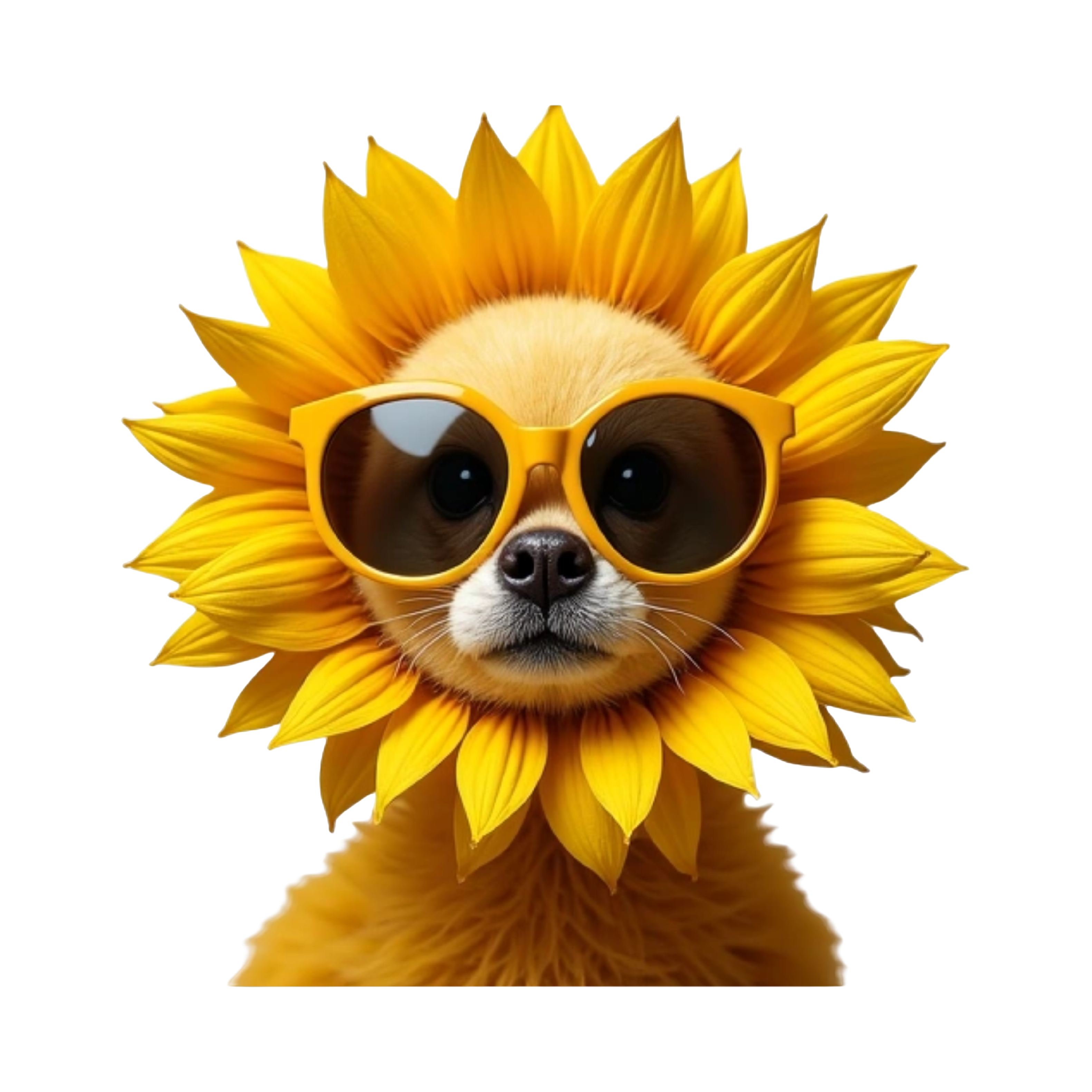 The terrifier with yellow sunflower glasses