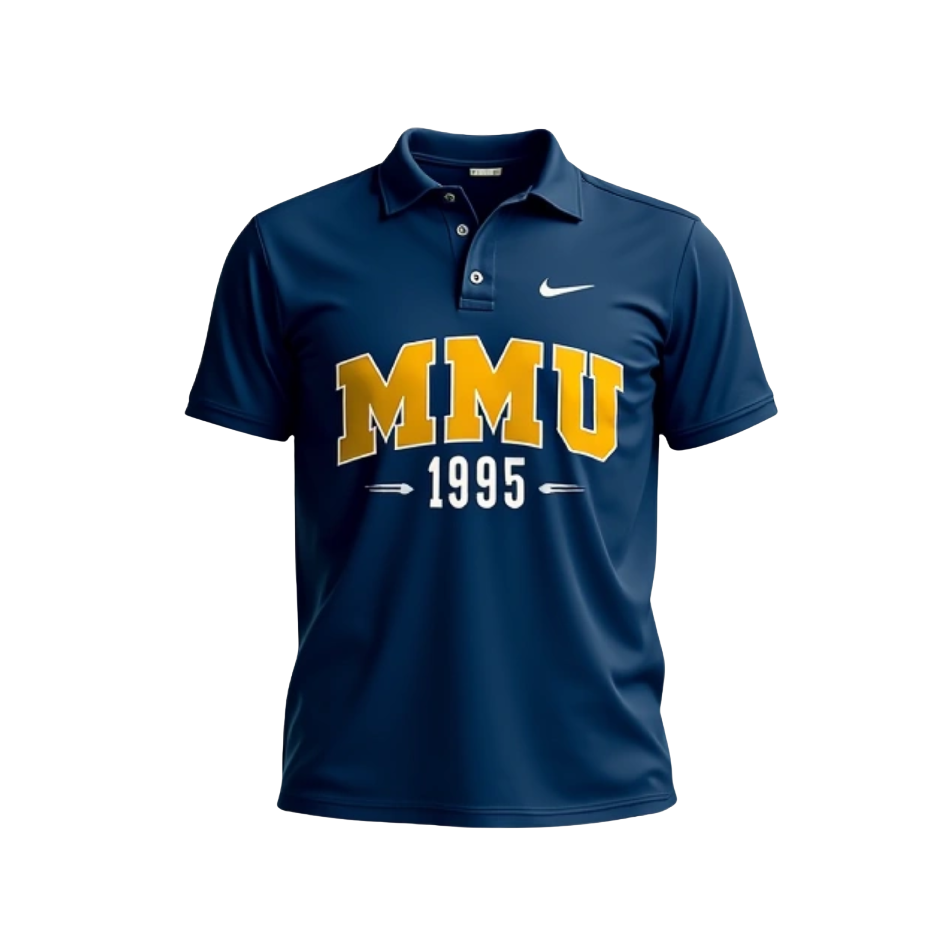 MMU 
Money makers university Have it look like college shirts Or polos Like est 1995 MMU big letters like a college shirt Plenty different concepts Have like team colors