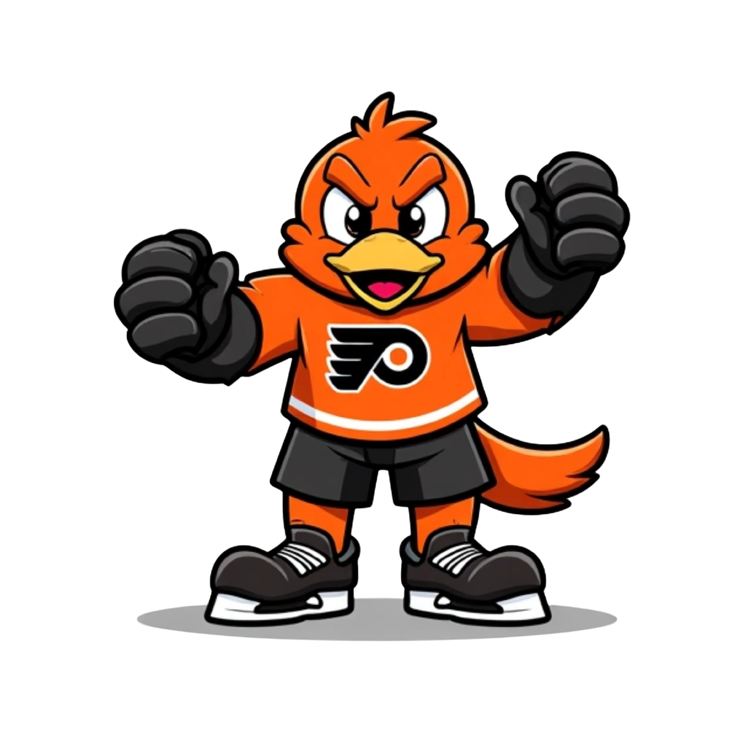 Griddy Flyers mascot