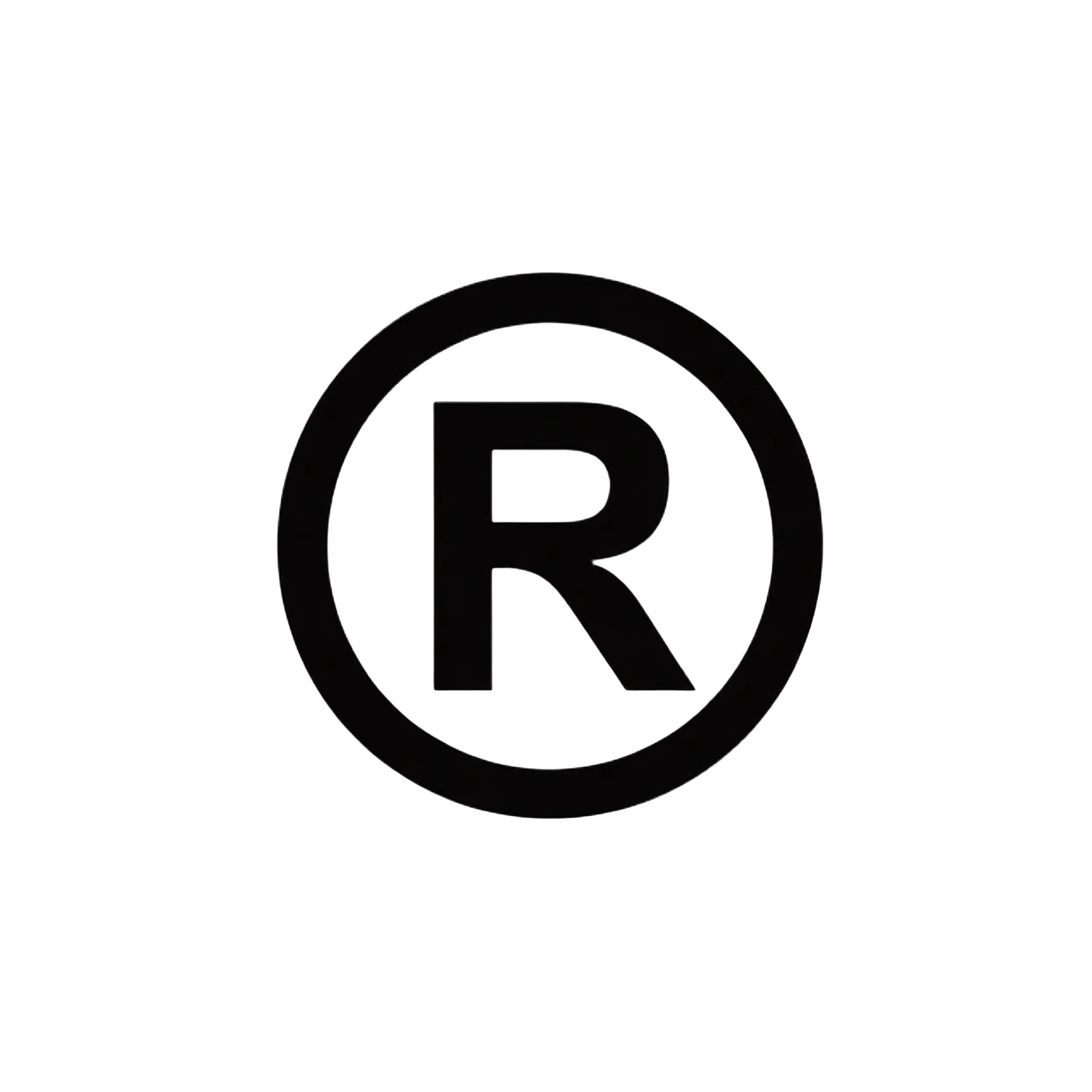 registered trademark logo in black
