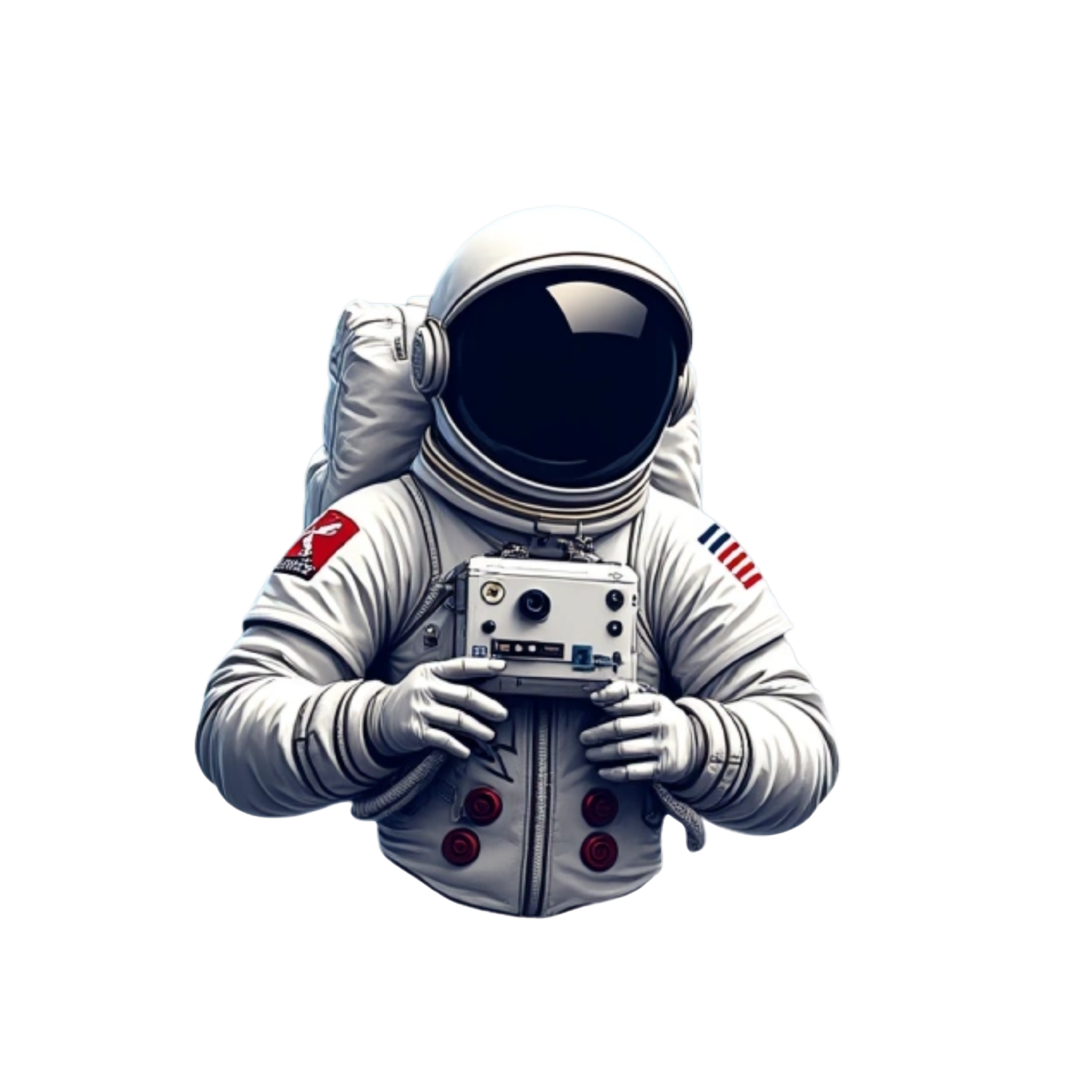 i want an image that has the text "stay curious" with a nice spaceman graphic in the background that relates
